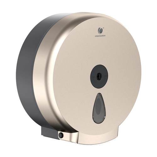 商用大卷纸盒卫生间纸巾盒带锁免打孔壁挂式防水大卷纸架