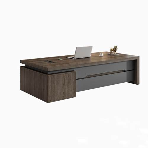 办公桌老板桌椅组合简约现代董事长总裁班台主管经理桌办公室轻奢