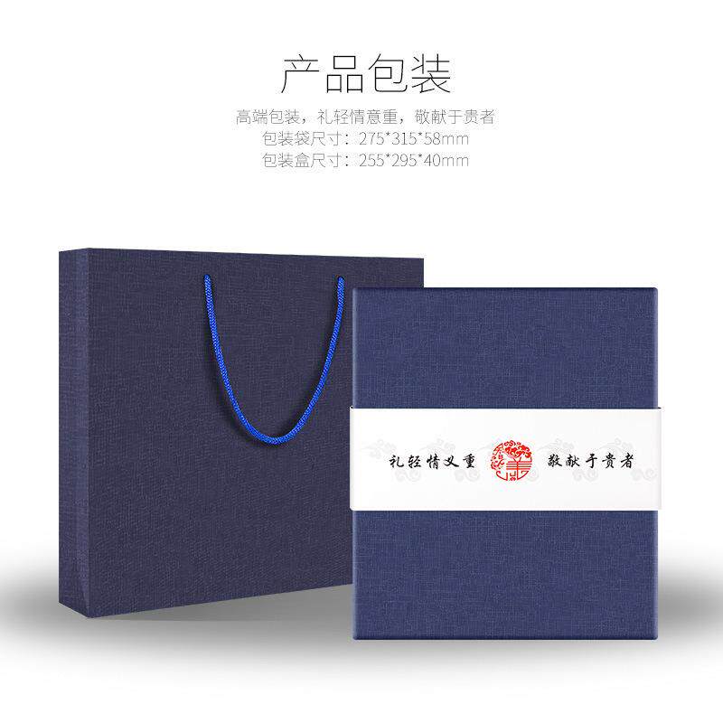 无线充电笔记本印制logo带台灯多功能充电本套装创意记事本套装