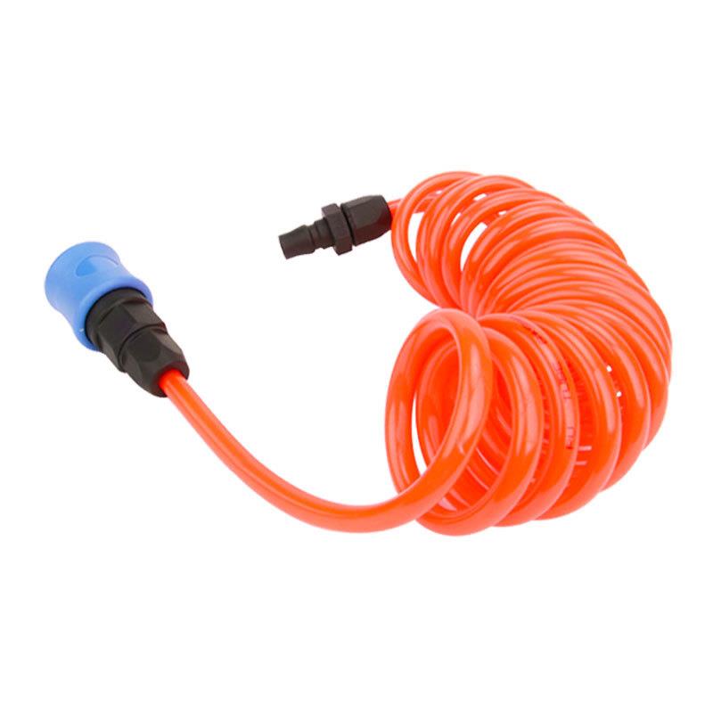 空压筒高压机PU气管防冻防爆气泵快速接头动软管打气气4mm弹簧管