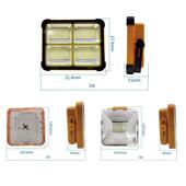 户外野营灯手提投光灯手机充电应急灯夜市led地摊灯