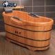 橡木木桶浴桶成人泡澡木桶双人洗澡盆实木浴缸泡澡桶大人家用全身