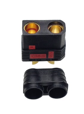 电动车公母插头电池大功率分流线防打火充电线电动车主线QS8/10