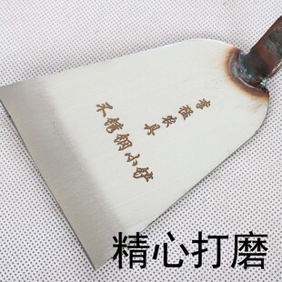 户外农用挖土野菜锄草移苗栽秧花铲不锈钢铲子种菜挖大蒜园艺工具
