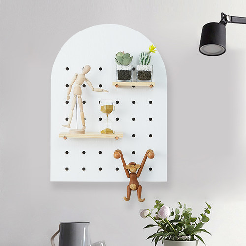 木工小舅 洞洞板电表箱遮挡置物架 创意电闸盒配电箱装饰遮挡箱