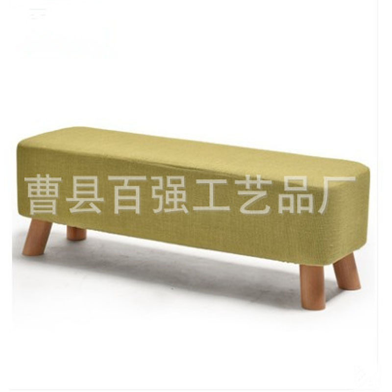 木质长凳客厅坐凳换鞋凳松木布艺沙发凳