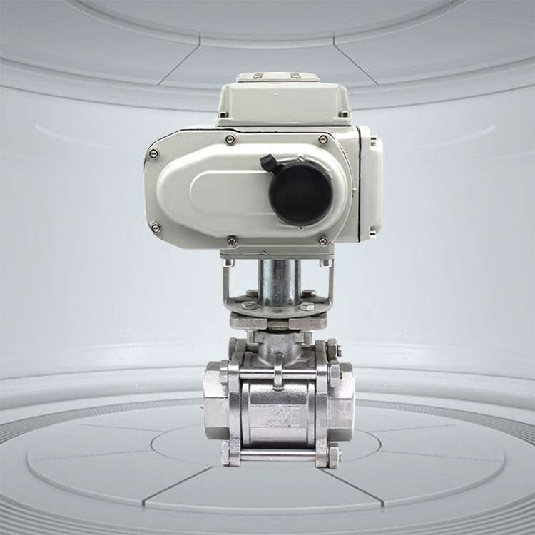 Q911F-16P DN65 DN80 DN100 软密封丝扣法兰电动球阀 津上伯纳德