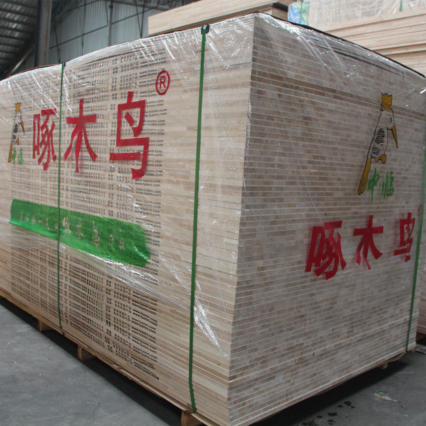 现货供 马六甲实木生态板材 金杉木三聚氰胺直贴免漆面 油墨纸