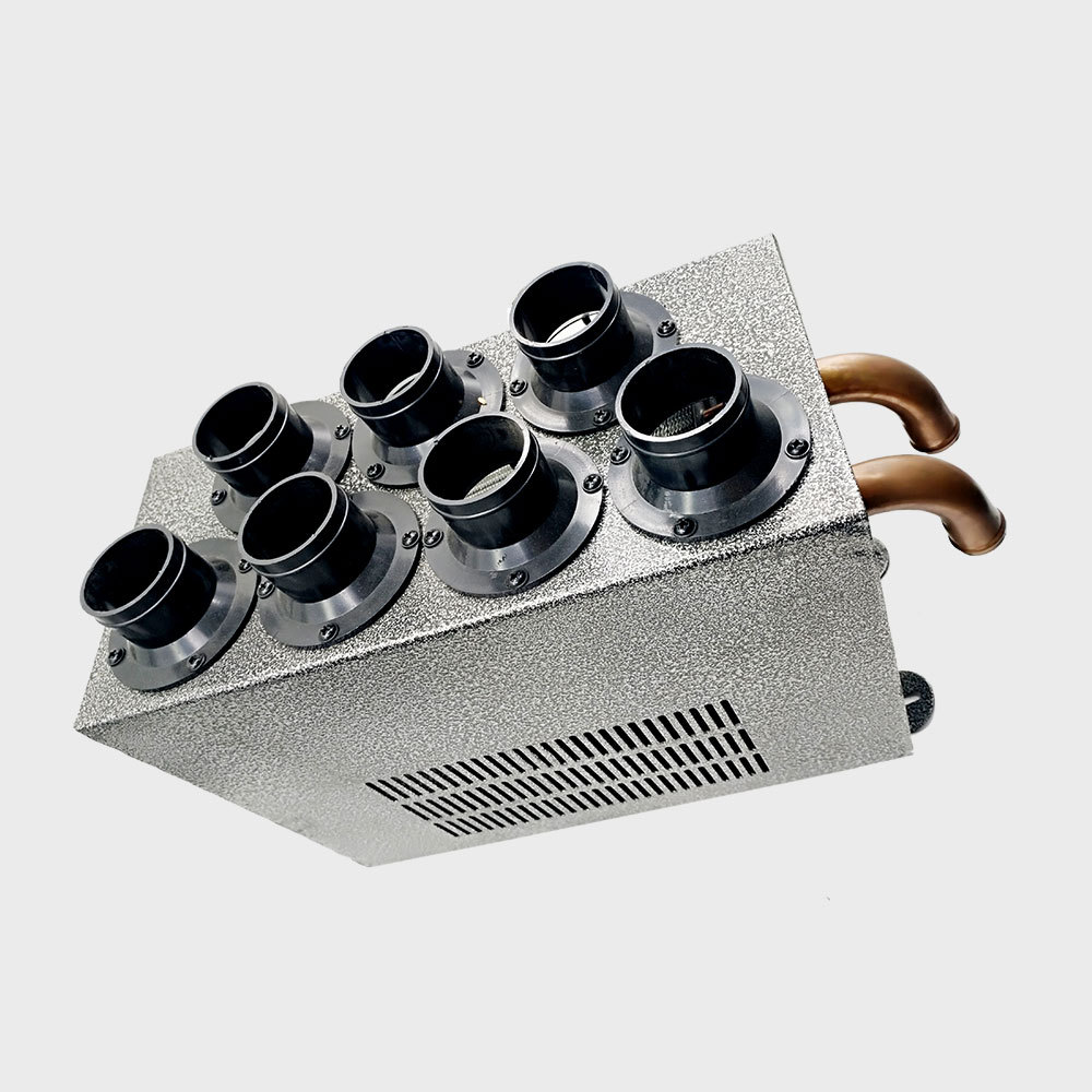车载12V24V冷暖两用取暖器七孔暖风机车用除霜除雾器汽车暖风机