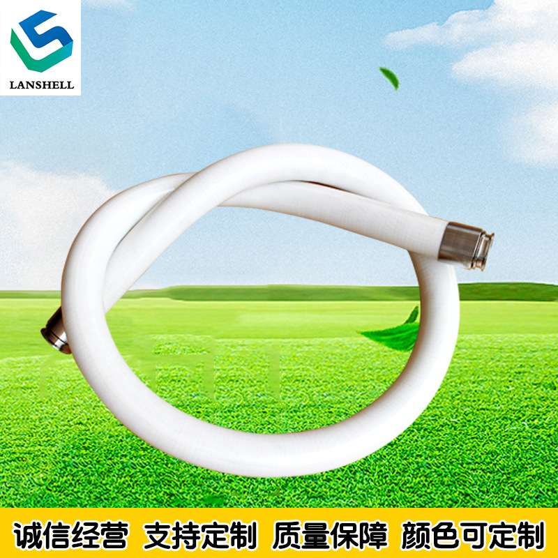 耐温耐寒铂金硫化网纹硅胶管食品级透明卫生制药级编织软管10mm
