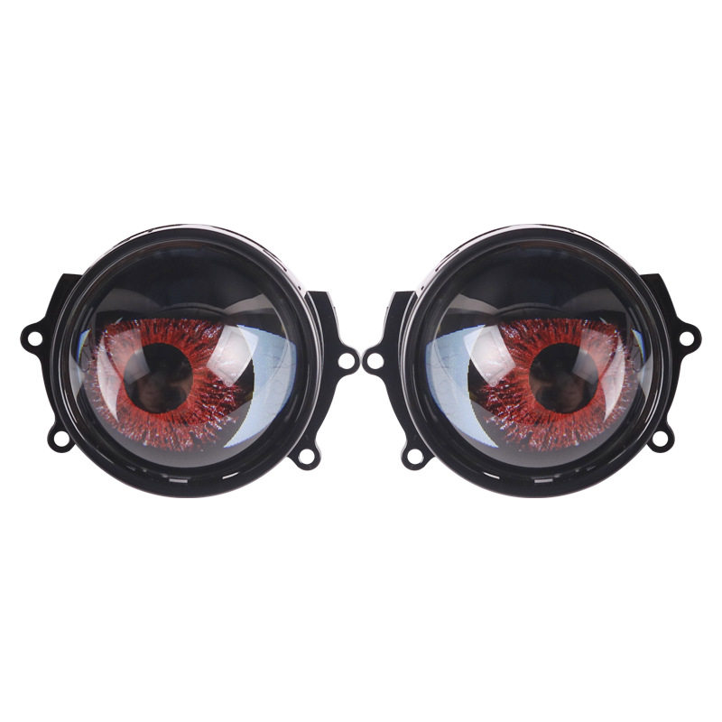 手机APP控制SANVI新款3寸LED恶魔眼12V  红 紫 冰蓝 绿8+1模式