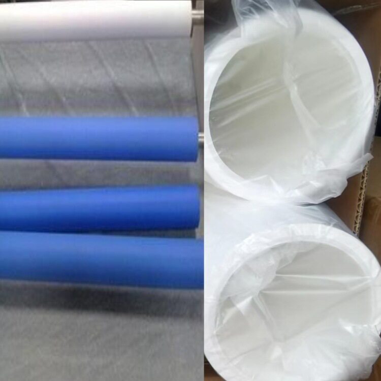 机用PP粘尘滚筒PCB涂布机清洁除尘滚轮除尘纸免刀静电粘尘纸卷