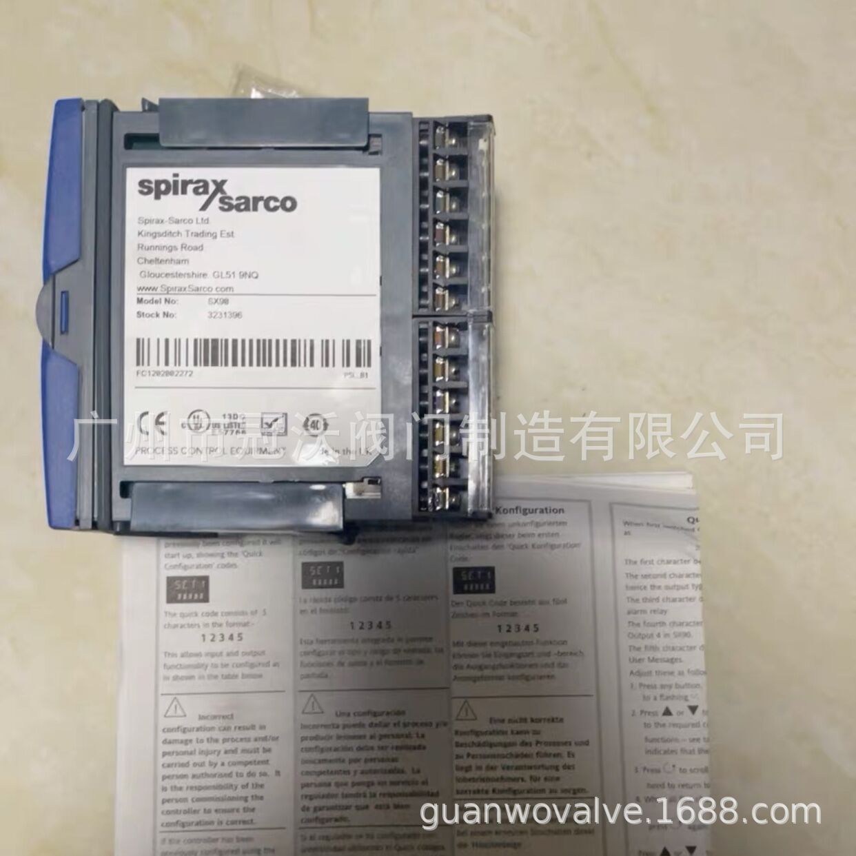 SX80 SX90斯派莎克过程控制器 SX90控制器 气动电动调节阀控制器