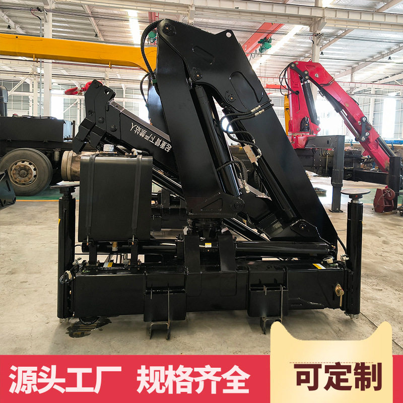 随车吊5吨6吨车载起重吊机平板货车折叠臂伸缩吊液压式起重机工厂