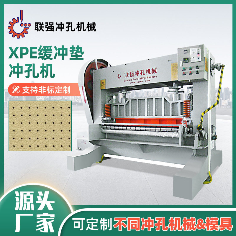 供应数控电动XPE草坪垫冲孔机交联发泡缓冲垫自动打孔机生产厂家