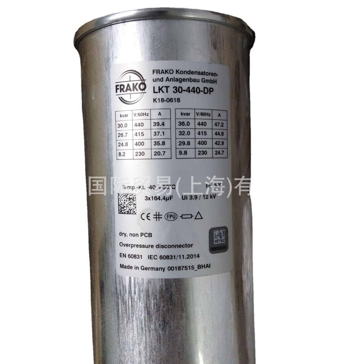 FRAKO低压补偿电容器/FRAKO全新产品价格需核实图片
