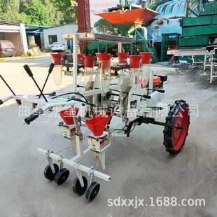 双行自走式蔬菜苗移栽机汽油动力带钵体秧苗种植机自走式栽苗机