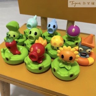 植物大战僵尸垂钓玩具 Q萌PVZ钓鱼沙盘模型可爱公仔玩偶摆件