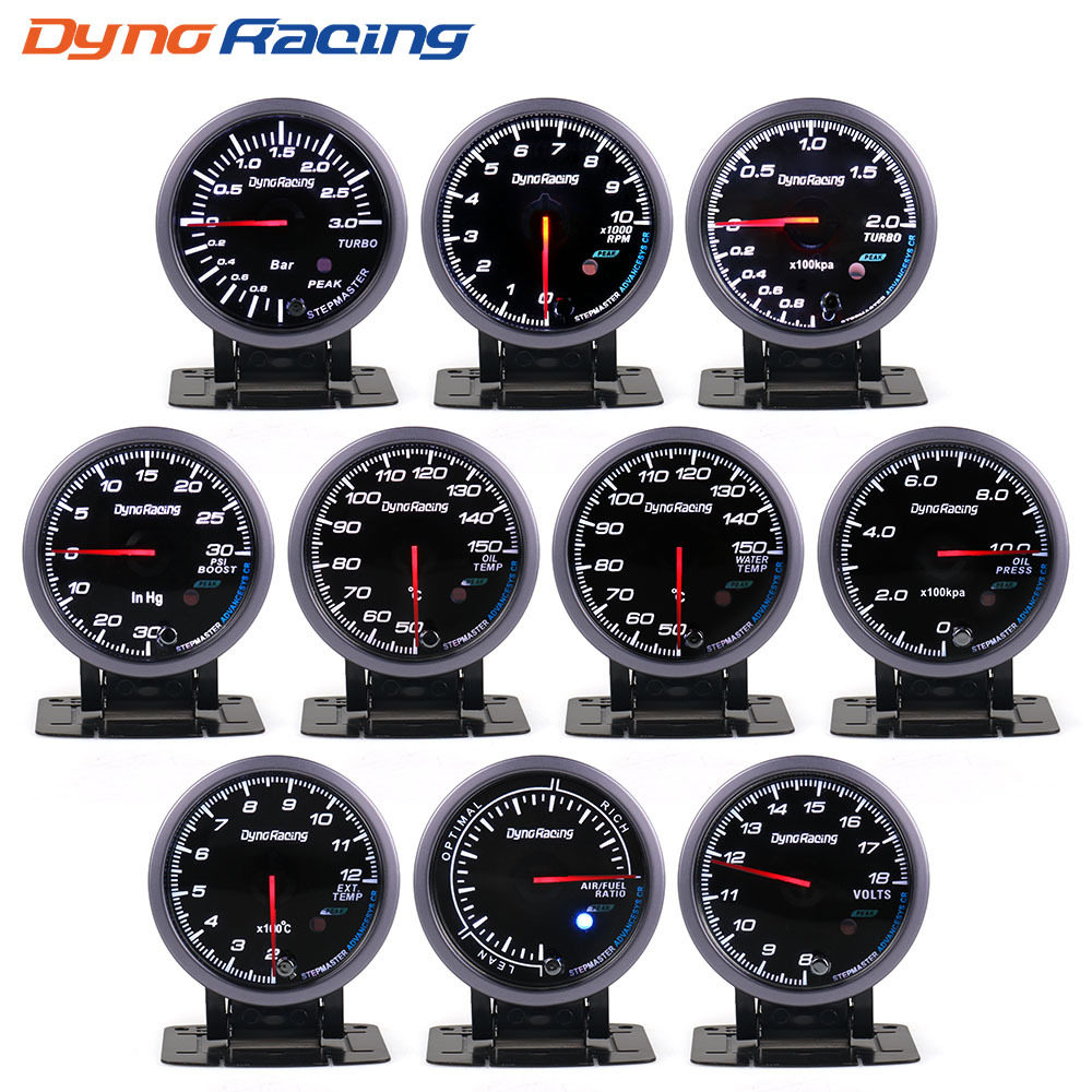 Dyno Racing 60mm指针式转速表/涡轮增压表/水温/油温/油压/电压