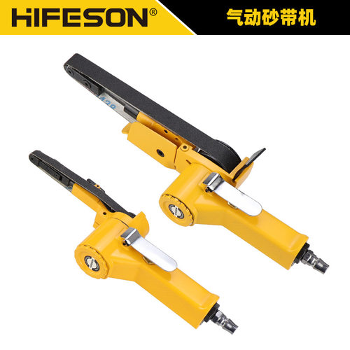 跨境促销气动环带砂纸砂带机10mm20mm抛光砂光机10*330/20*520