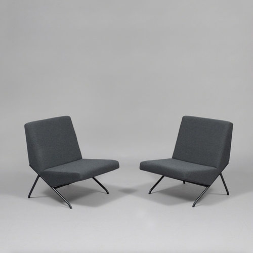 北欧铁艺布艺单人沙发简约现代客厅休闲椅网红创意懒人商务沙发椅