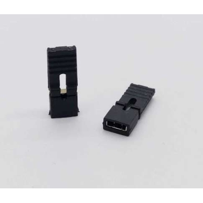 长柄2.0mm 2.54mm间距跳帽跳线帽排针连接器短路帽跳线插针短接帽