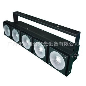 直销 LED5头矩阵灯 舞台婚庆酒吧剧院染色灯暖白三合一跑马流水灯
