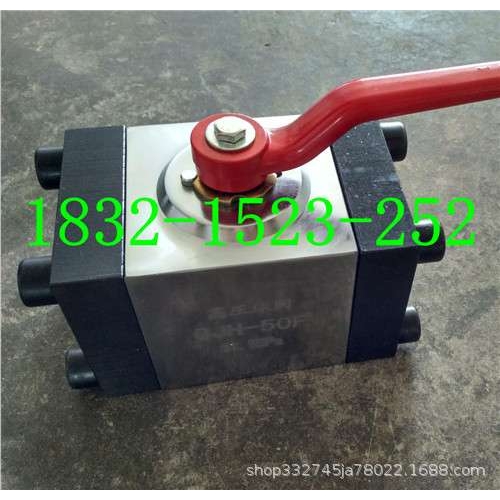 球芯截止阀QJH-15F DN15 PN31.5MPa手动高压液压法兰球阀315bar