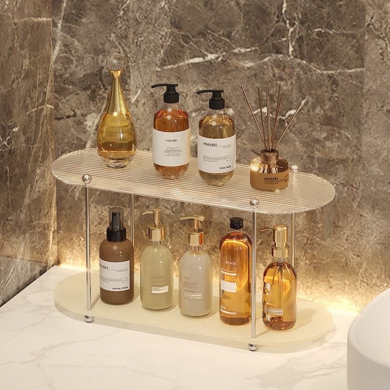 时尚亚克力桌面置物架浴室卫生间收纳架洗手台分层整理架卧室搁板,电子元器件市场,电线扎带/束线带,淘宝优惠券,粉丝福利购,淘宝优惠卷