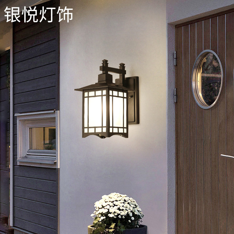 户外壁灯室外庭院大门灯花园围墙欧式复古别墅露台欧式户外壁灯