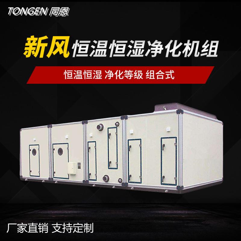 同恩组合式净化恒温恒湿机组超低温冷库带新风净化转轮除湿机组