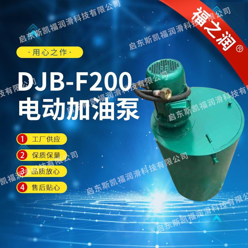 启东润滑泵电动加油泵DJB-F200型电动补脂泵,电动抽油泵