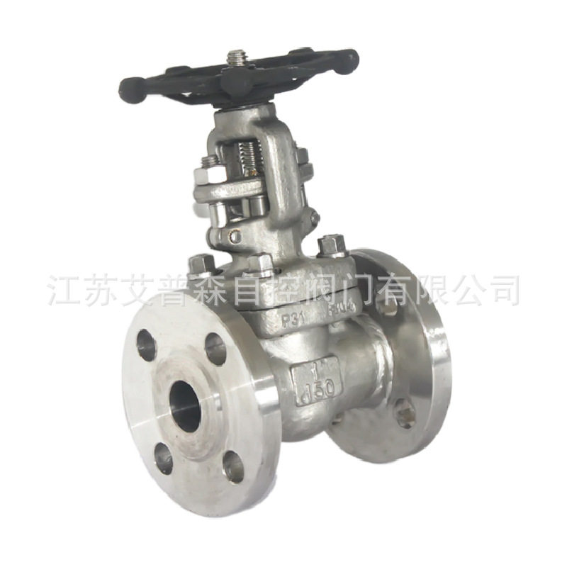 F304手动法兰闸阀 Z41W-16/40P锻钢手动式高压法兰闸阀