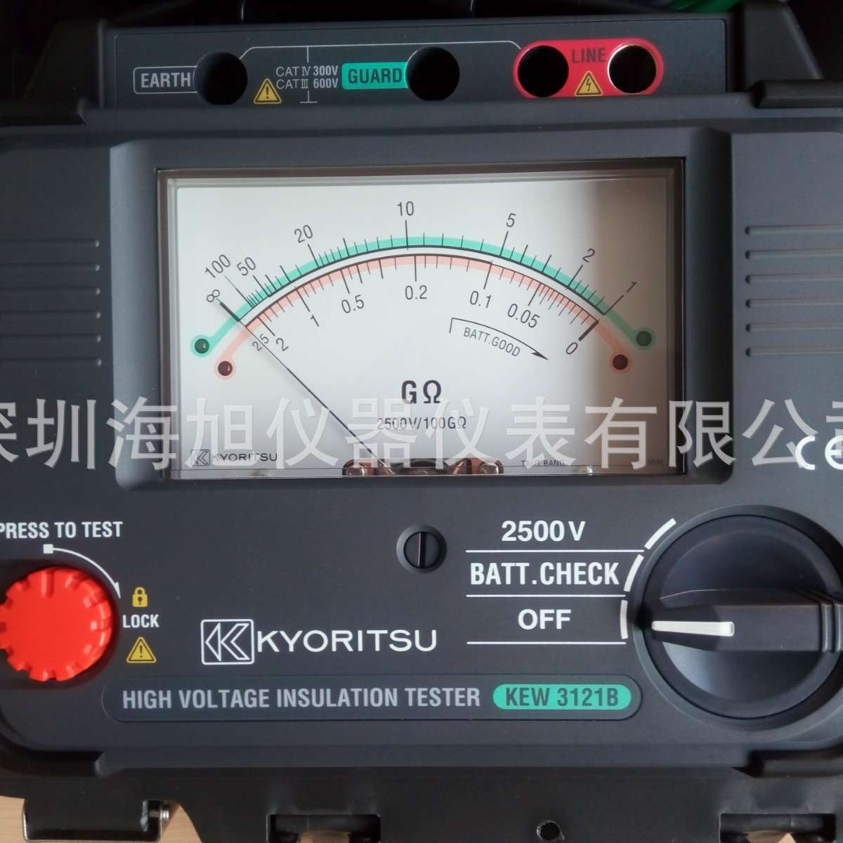共立kew3121B绝缘电阻测试仪2500V指针式克列茨3121B兆欧表
