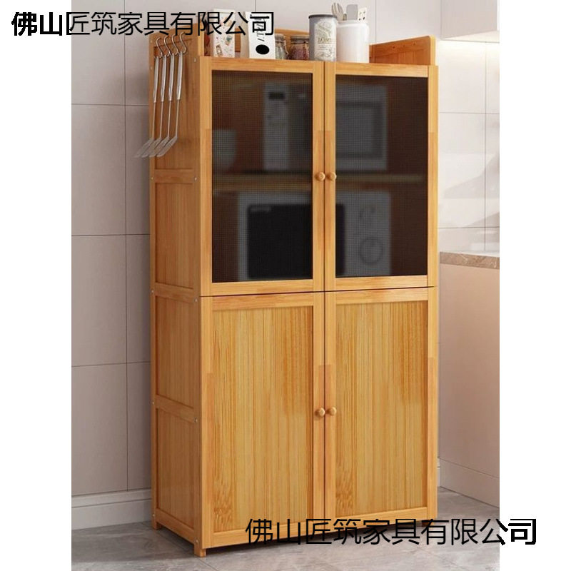 纱窗透气碗柜厨房柜子储物柜多层剩菜收纳柜实木橱柜农村家用菜柜