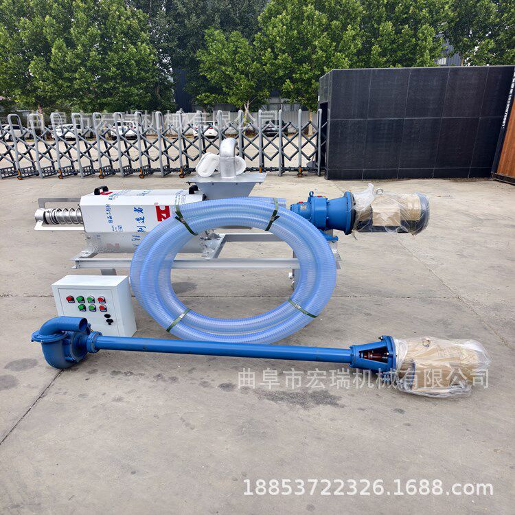 肉鸭污水处理养殖场禽粪便干湿分离机 酒渣豆渣固液分离机