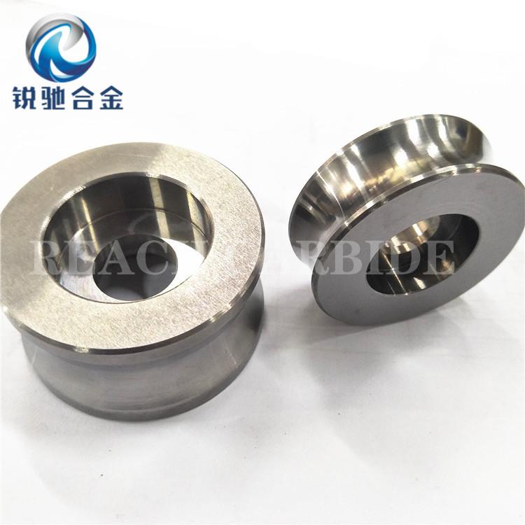 供应钨钢封罐机滚轮钨钢卷封滚轮硬质合金封口卷边轮合金导轮