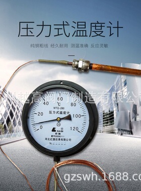 WTZ/Q-288型电接点压力式温度计 WTQ-280指针压力式温度计