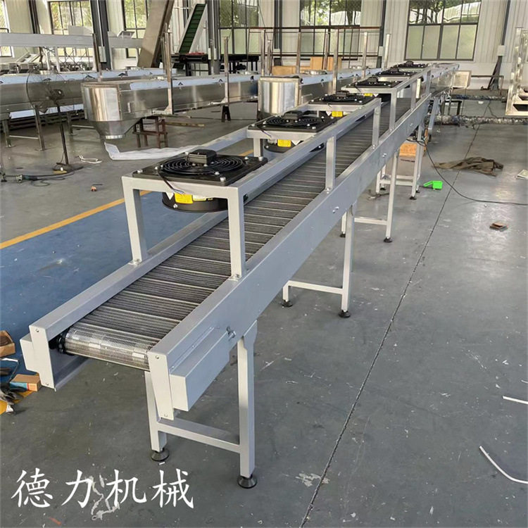 面条面片生产流水线输送机烘干摊凉输送设备风扇降温输送带