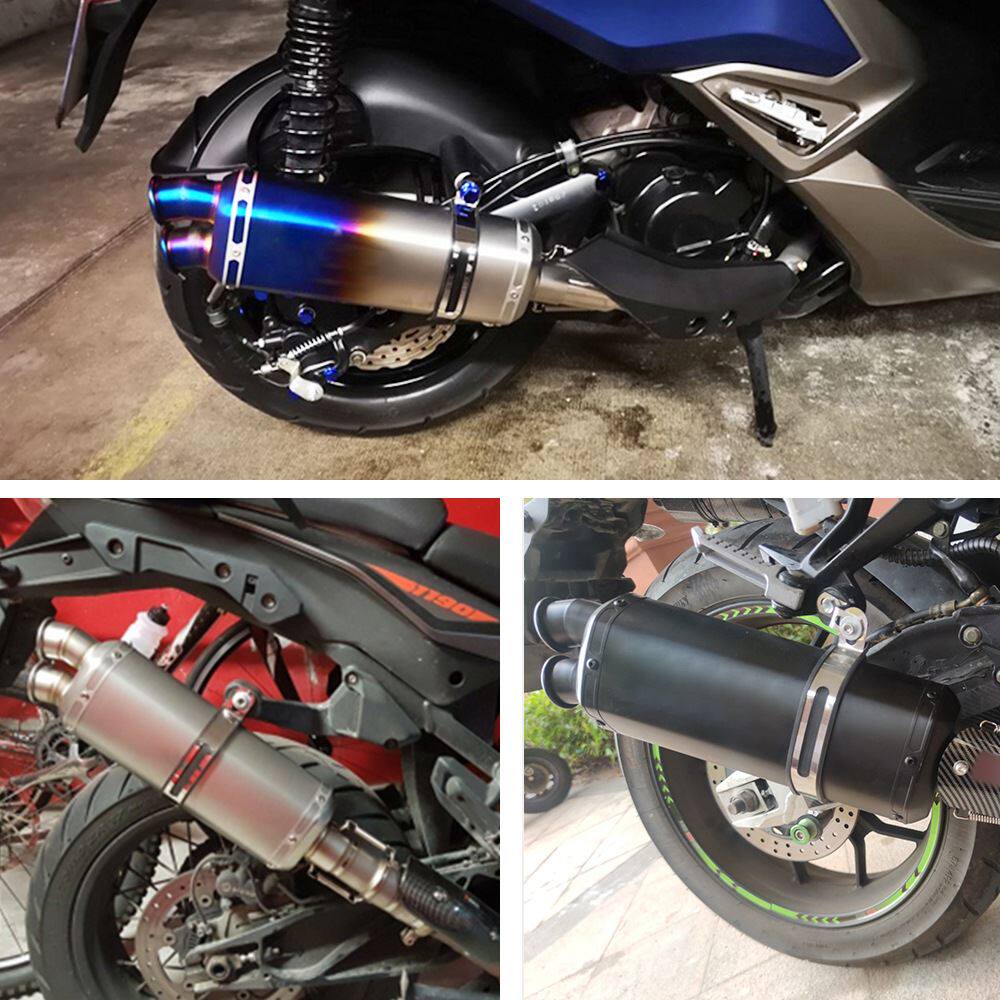 摩托车排气管 忍者Ninja400 Z900 赛600 大排量双出排气改装 S9