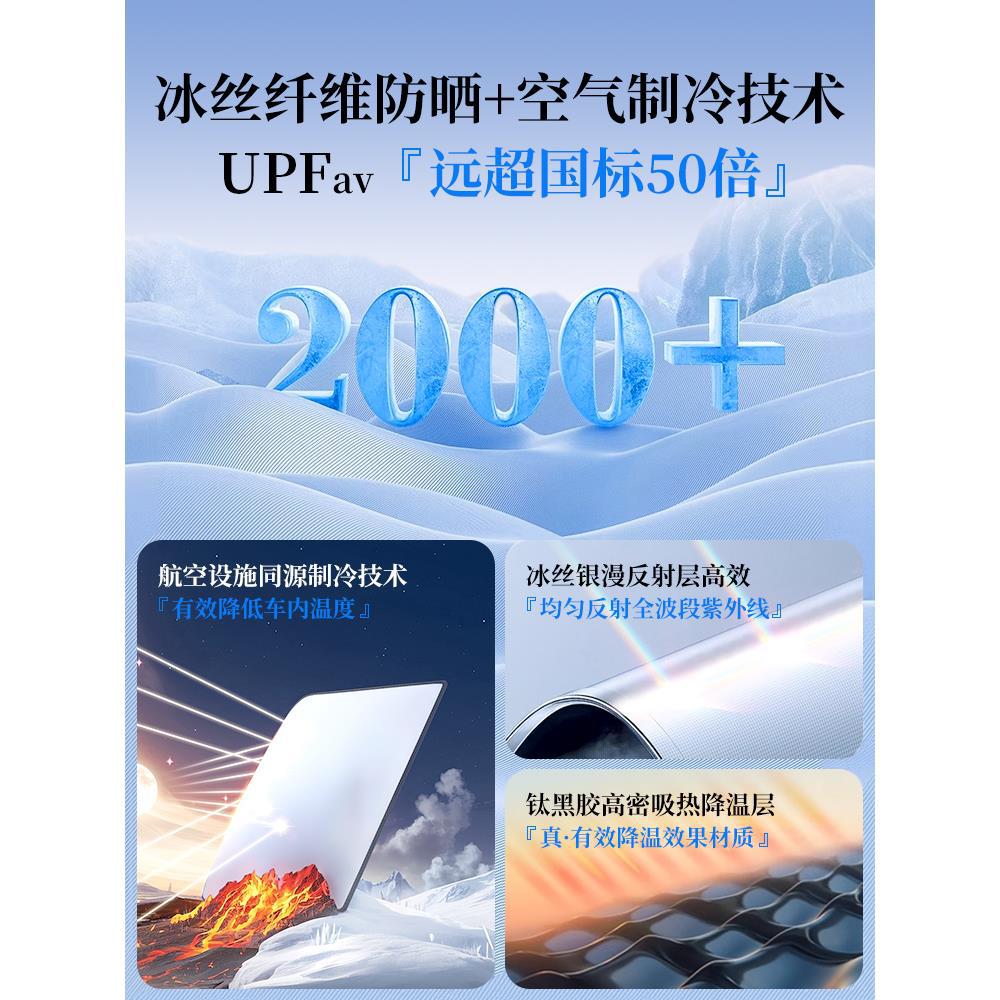 ?汽车遮阳挡板防晒隔热遮光帘档罩车内前挡玻璃罩遮阳伞停车