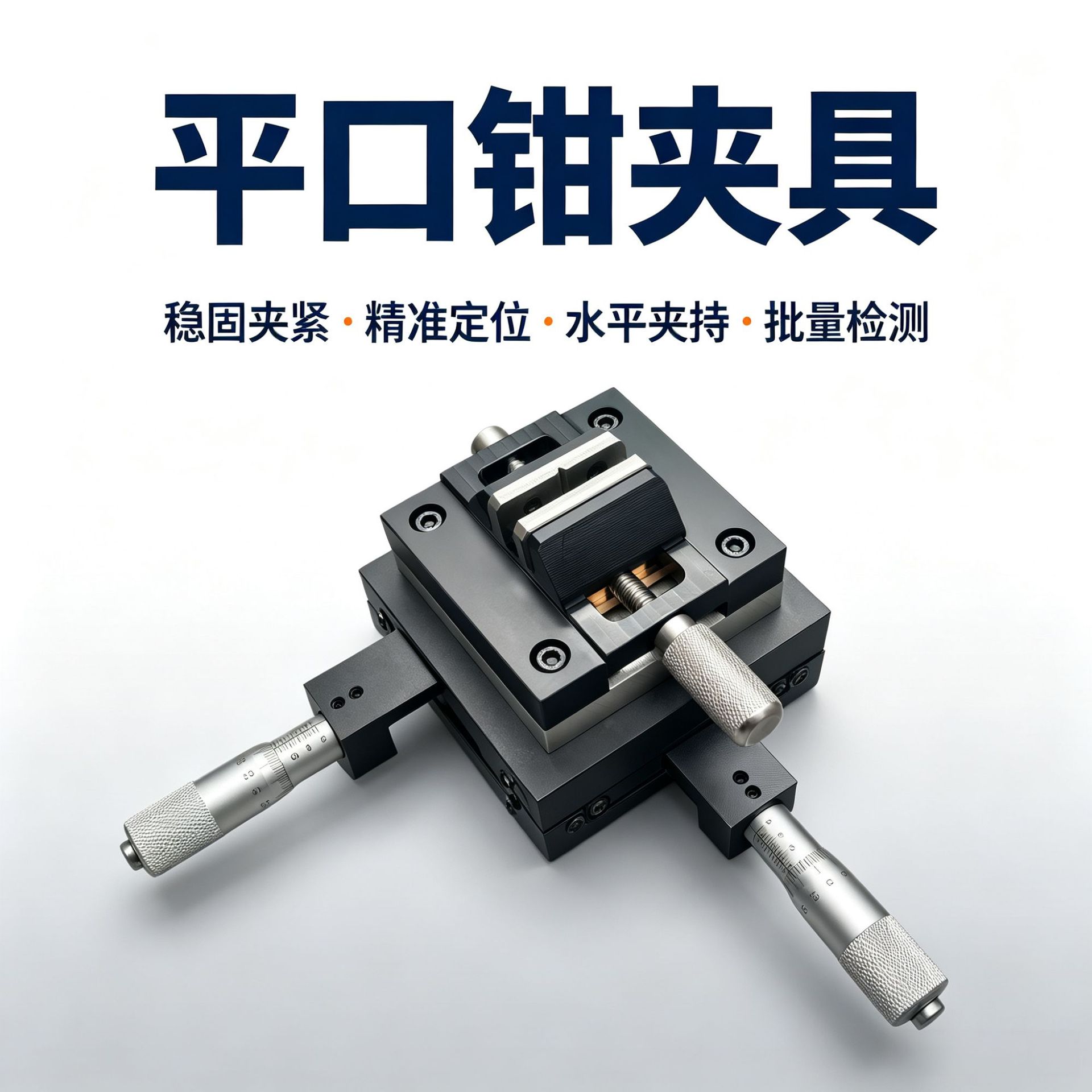 维氏电子精密平口钳显微硬度计夹具配件XY微移十字工作滑台薄片