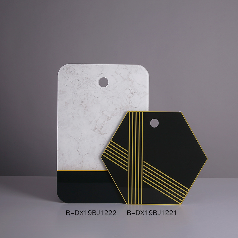 大千新品抽象系列砧板摆件亚克力工艺品家居装饰摆件软装饰品几何