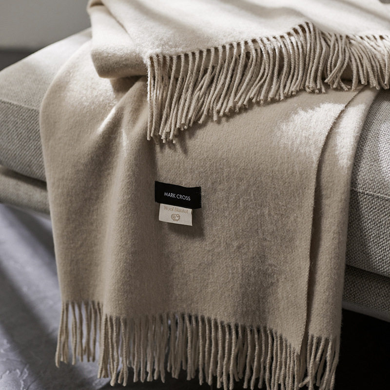 羊毛毯丨柔享流苏羊毛家居毯轻盈舒暖质感高雅沙发客厅,电子元器件市场,电线扎带/束线带,淘宝优惠券,粉丝福利购,淘宝优惠卷