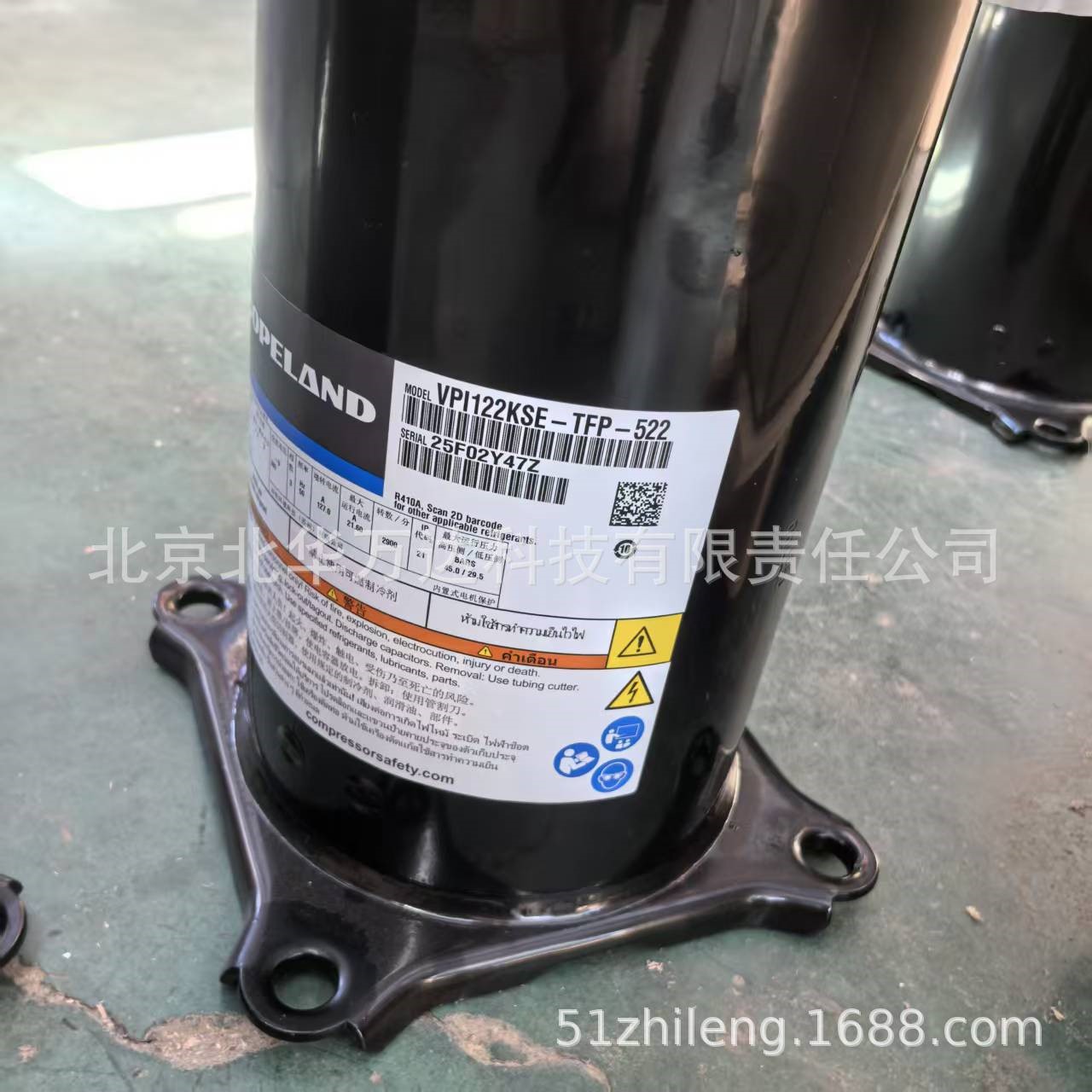 涡旋ZPI122KCE-TFD-522 VPI122KSE-TFP-423 R410A空调冷库制冷