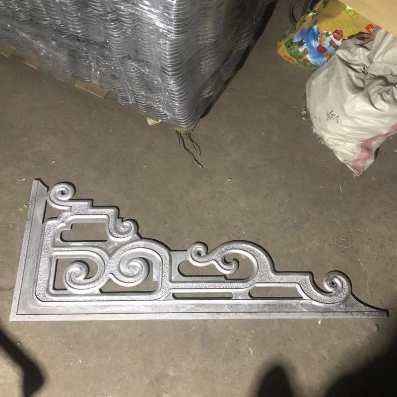 源头厂家压铸铝新款超长门头花铁艺铝艺大门 楼梯 围栏 铁制品