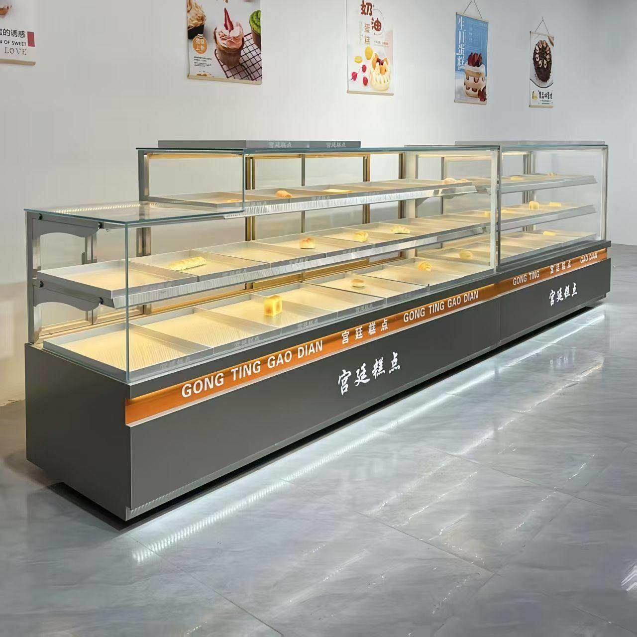 中式糕点展示柜冷藏不锈钢中岛甜品柜台桃酥西点蛋糕店面包展示柜,商业/办公家具,展示柜/陈列柜/展示架/货柜,淘宝优惠券,粉丝福利购,淘宝优惠卷