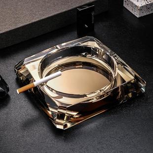 水晶烟灰缸个性 时尚 潮流家用客厅办公室大气简约现代烟缸创意定制