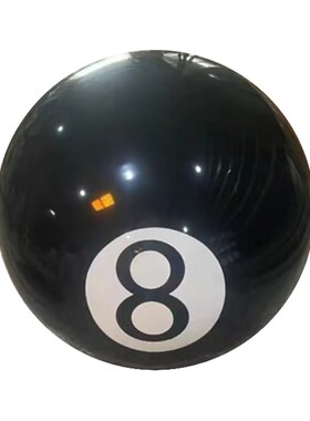 黑8台球厅摆件黑八不锈钢8号台球桌球俱乐部前台装饰开业创意礼物