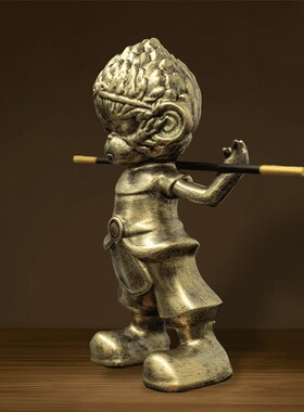 S4050 林新中式斗战胜佛大圣摆件家居品摆设工艺品金色孙悟空3032